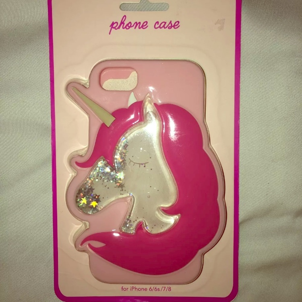 Unicorn iPhone Case 6/6s/7/8 Pink New